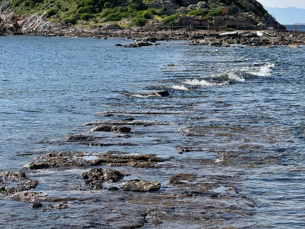 O kentte deniz suyu çekilince 3 bin 500 yıllık tarih ortaya çıktı! Bölgede tarih turizmini hareketlendirebilir 6